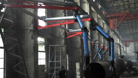 中核524廠旋臂焊煙收集凈化系統(tǒng)